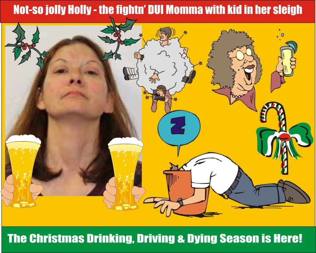 Not so jolly Holly DUI in Wicomico Co Md with kid in her car