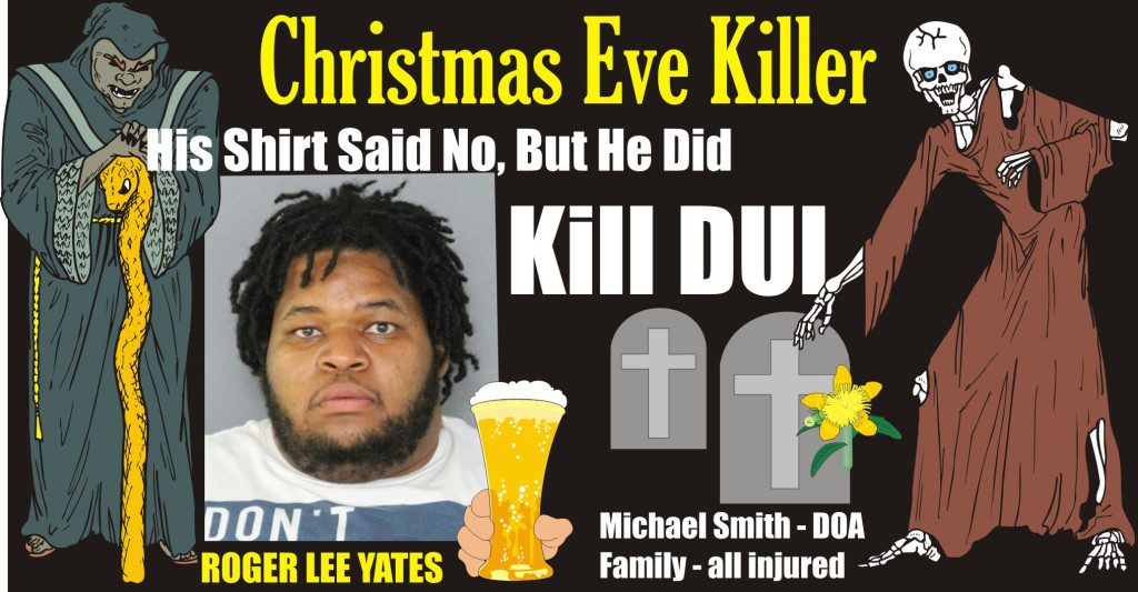 R Yates dui christmas eve killer