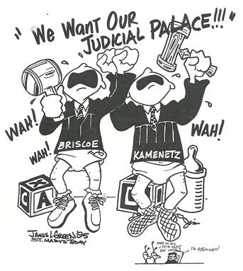 Judicial Palace crybaby judges