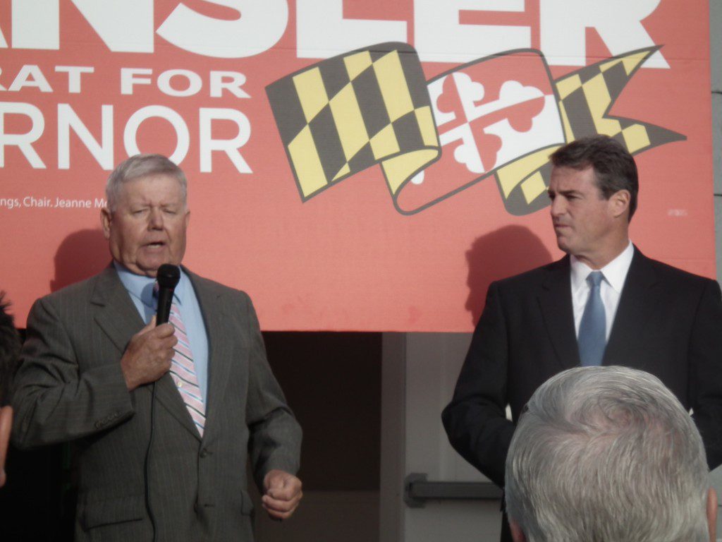 Robert T. Brown endorsing Attorney General Doug Gansler in his 2014 race for Governor.
