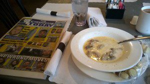 Oyster stew at Chincoteaque Island. THE CHESAPEAKE TODAY photo
