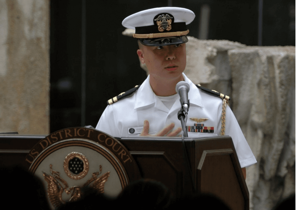 Naval Officer Edward Lin