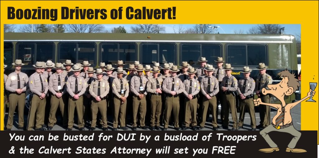 Boozing Drivers of Calvert