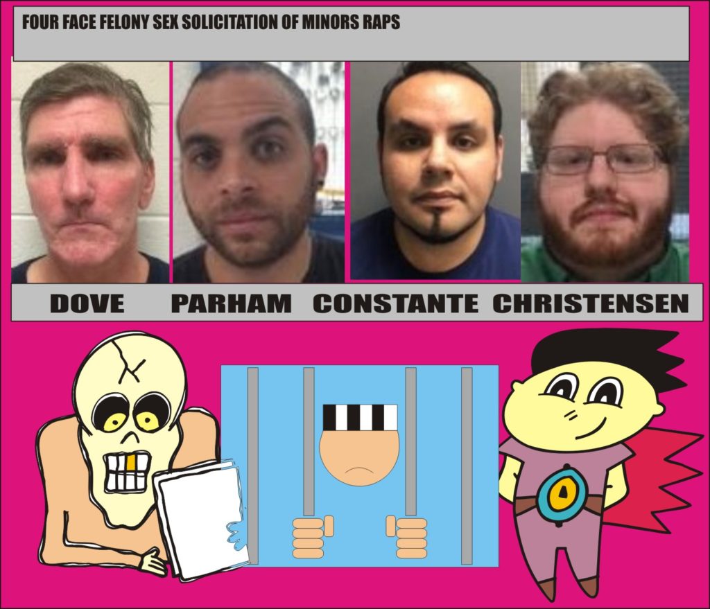 FOUR FACE FELONY SEX SOLICITATION OF MINORS RAPS