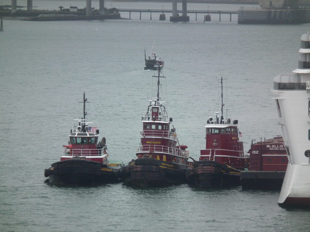 Tug time in Portland Maine. THE CHESAPEAKE TODAY photo