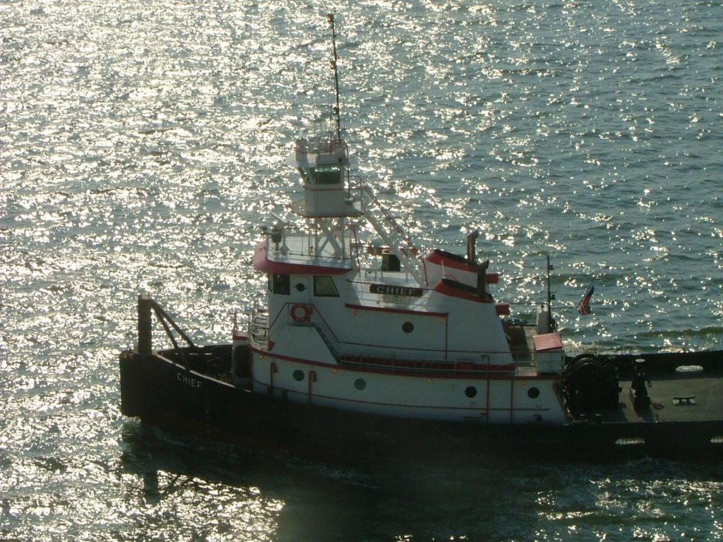 Tugboat Chief at Norfolk, Va. THE CHESAPEAKE TODAY photo