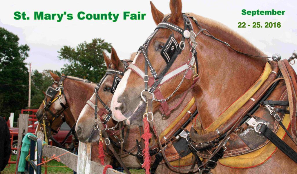 St. Mary's County Fair Sept. 22nd thru 25th 2016