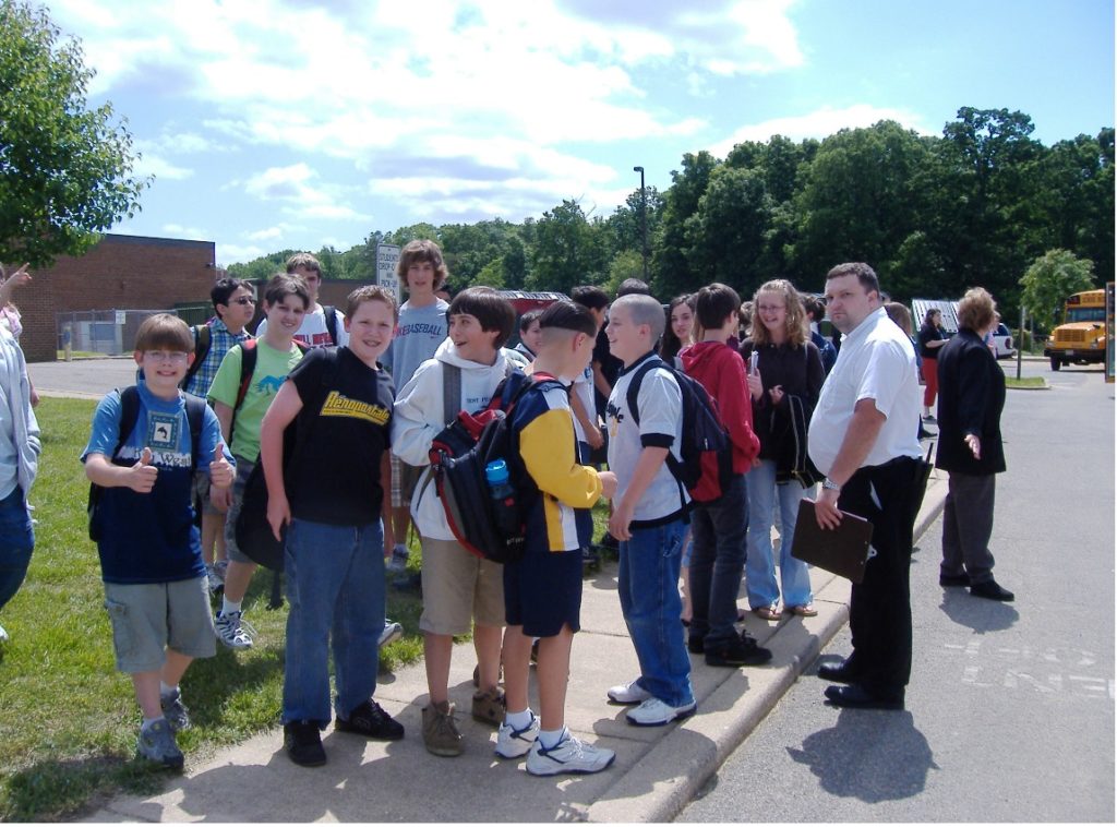 Leonardtown Middle School students 2005